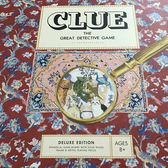 Anthropologie Deluxe Edition Clue Board Game NIB - Picture 9 of 9